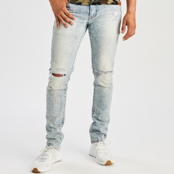 american eagle white jeans mens